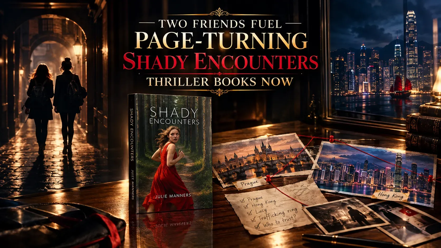 Page-Turning Shady Encounters Thriller Books
